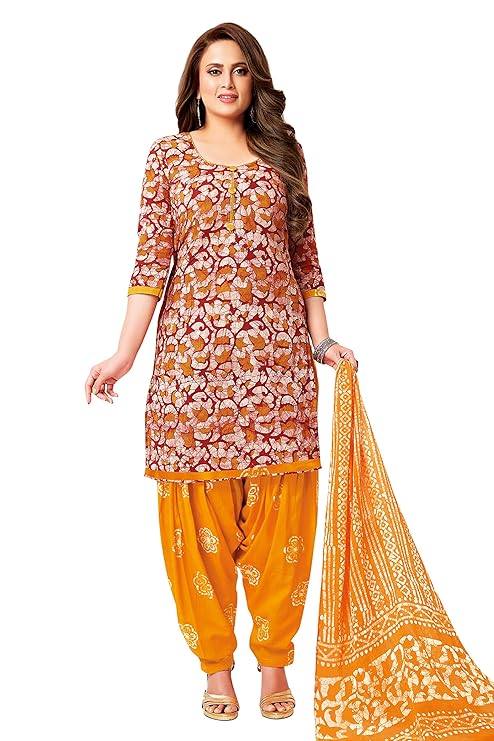 Miraan Cotton Printed Readymade Salwar Suit For Women (MIRAANSANBAT511)